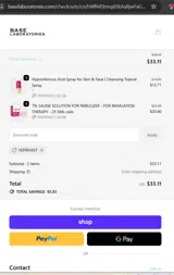 YEFFRYAST coupon verification screenshot