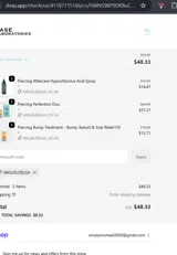 MIGUELDELGA coupon verification screenshot