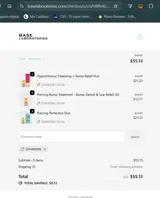 ZHANDRIK coupon verification screenshot