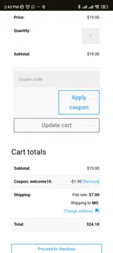 Basidium Equilibrium coupon verification screenshot