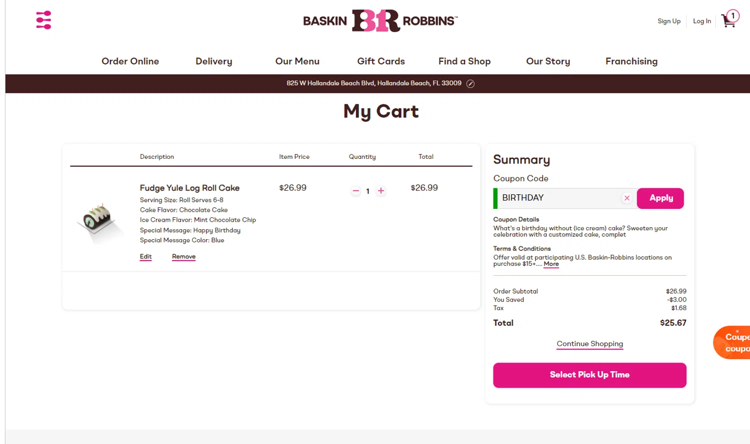 BaskinRobbins Coupons 5 Off November 2024