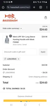 Bassdash coupon verification screenshot