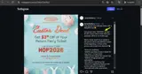 HOP2026 coupon verification screenshot