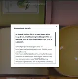 Bath & Body Works coupon verification screenshot