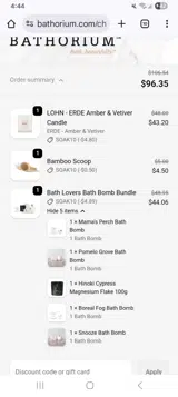 SOAK10 coupon verification screenshot