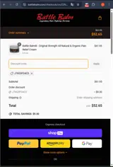 J76G5FD4C3 coupon verification screenshot