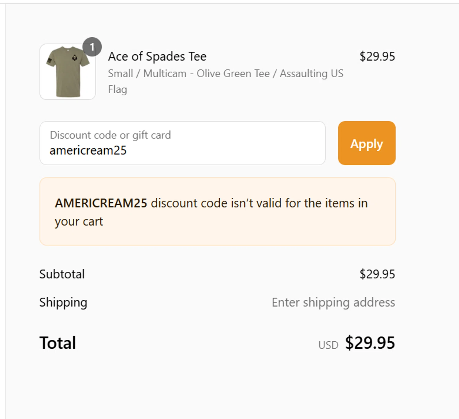 Battle Bars promo code screenshot showing code americream25 applied at Battle Bars checkout page. Uploaded by SimplyCodes community member _Flash_ on Aug 22, 2025
