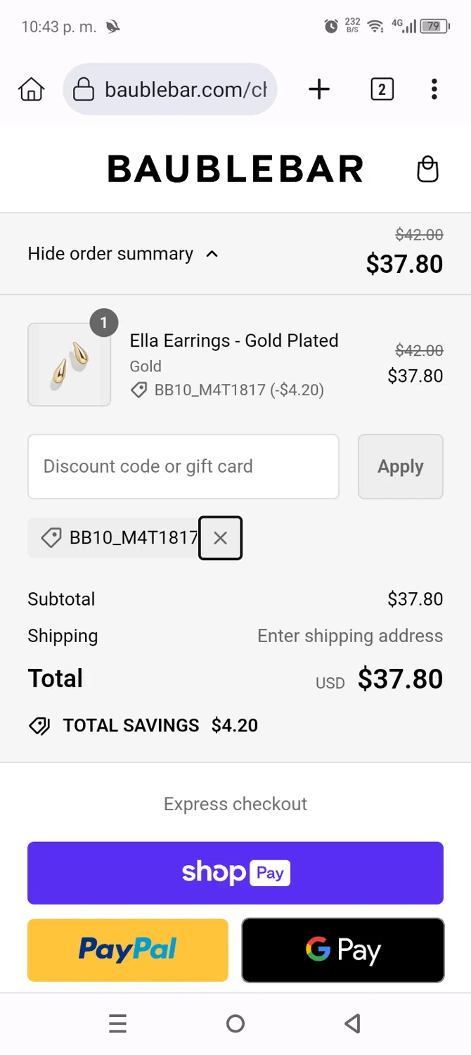 BaubleBar Promo Codes 10 Off August 2024