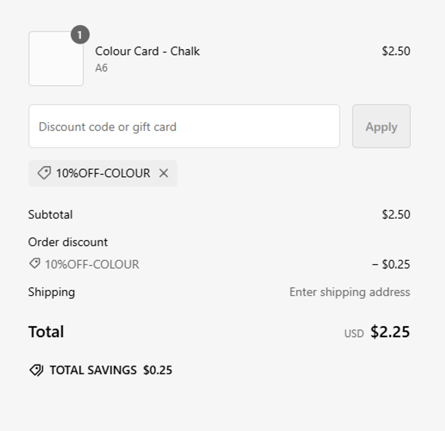 Bauwerk Colour checkout page showing Bauwerk Colour discount code box | Screenshot taken by SimplyCodes community member on Nov 15, 2024