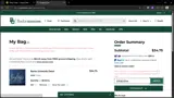 Baylor Bears Athletics Shop coupon verification screenshot