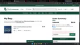 Baylor Bears Athletics Shop coupon verification screenshot