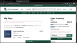 Baylor Bears Athletics Shop coupon verification screenshot