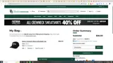Baylor Bears Athletics Shop coupon verification screenshot