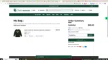 Baylor Bears Athletics Shop coupon verification screenshot