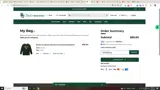 Baylor Bears Athletics Shop coupon verification screenshot