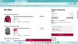 Baylor Bears Athletics Shop coupon verification screenshot