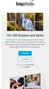 15CLUSTER coupon verification screenshot