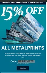 MERRYMETAL coupon verification screenshot
