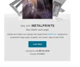 METALUP20 coupon verification screenshot