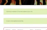 DRAGON500 coupon verification screenshot