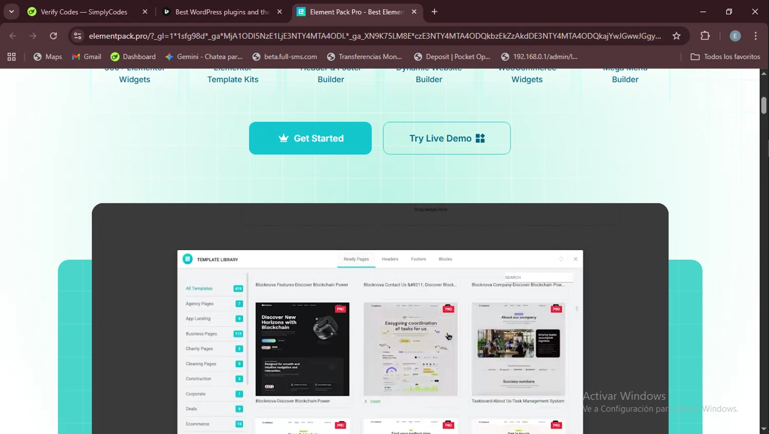 BdThemes promo code screenshot showing code ELEMENTOR applied at BdThemes checkout page. Uploaded by SimplyCodes community member Esteban on Sep 2, 2025
