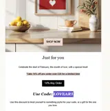LOVEART coupon verification screenshot