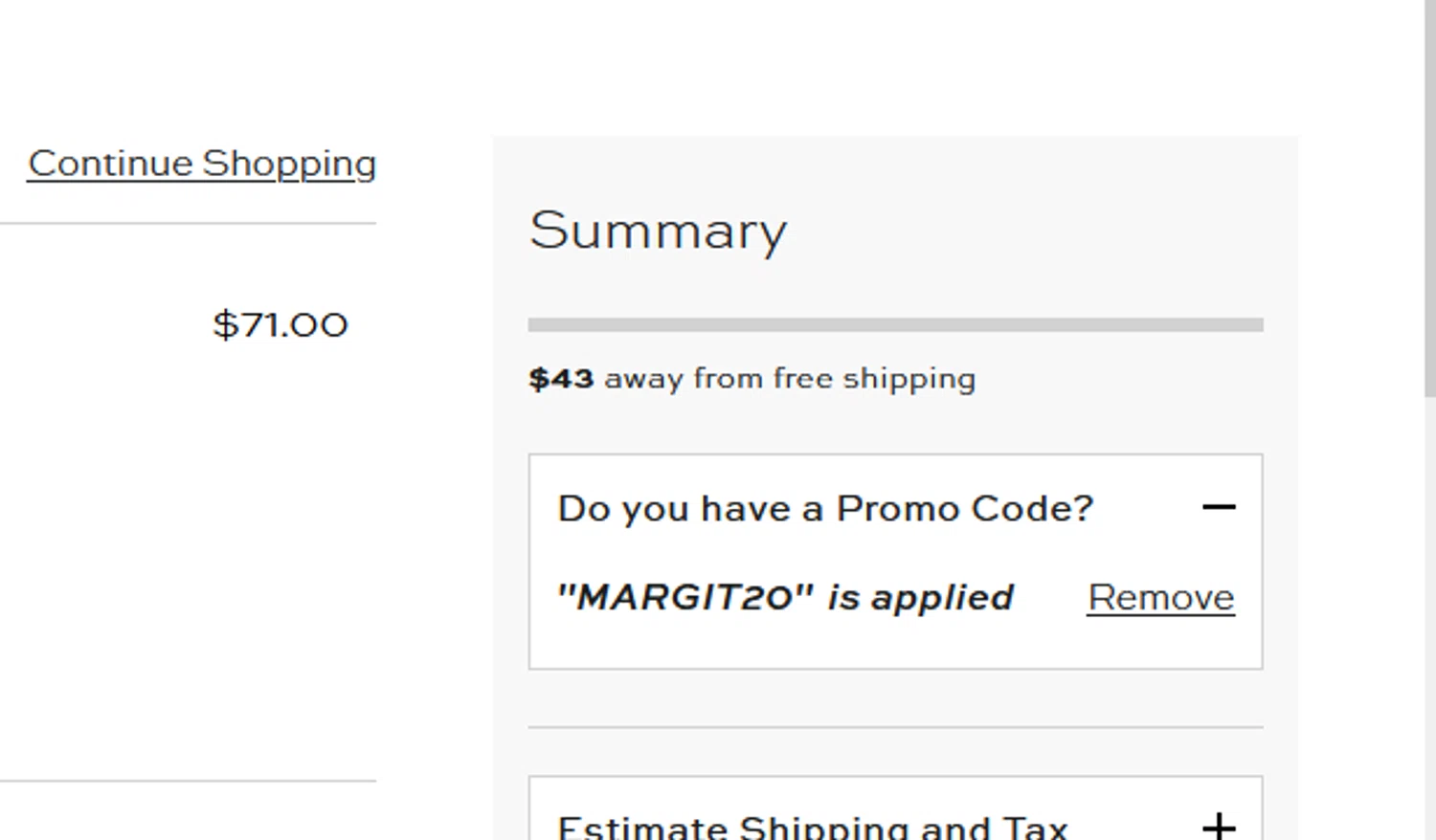 Beach House Swimwear coupon code screenshot showing code MARGIT20 applied at Beach House Swimwear checkout page. Uploaded by SimplyCodes community member SILVERLUGIA on May 23, 2025