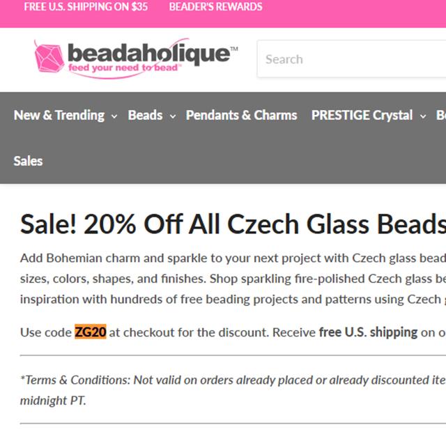 Beadaholique checkout page showing Beadaholique promo code box | Screenshot taken by SimplyCodes community member on May 14, 2025