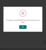 Bead World coupon verification screenshot