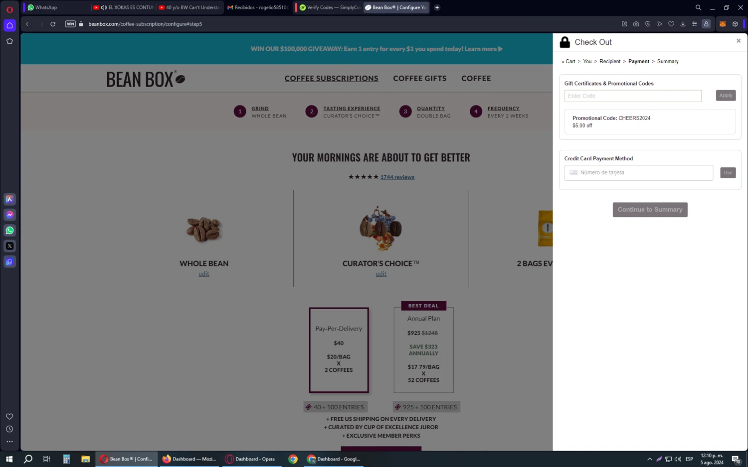 Bean Box Promo Codes - $10 Off Coupons in August 2024 | SimplyCodes