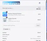 Bear Balanced coupon verification screenshot