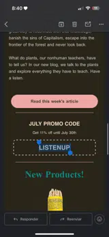 Bear Blend coupon verification screenshot