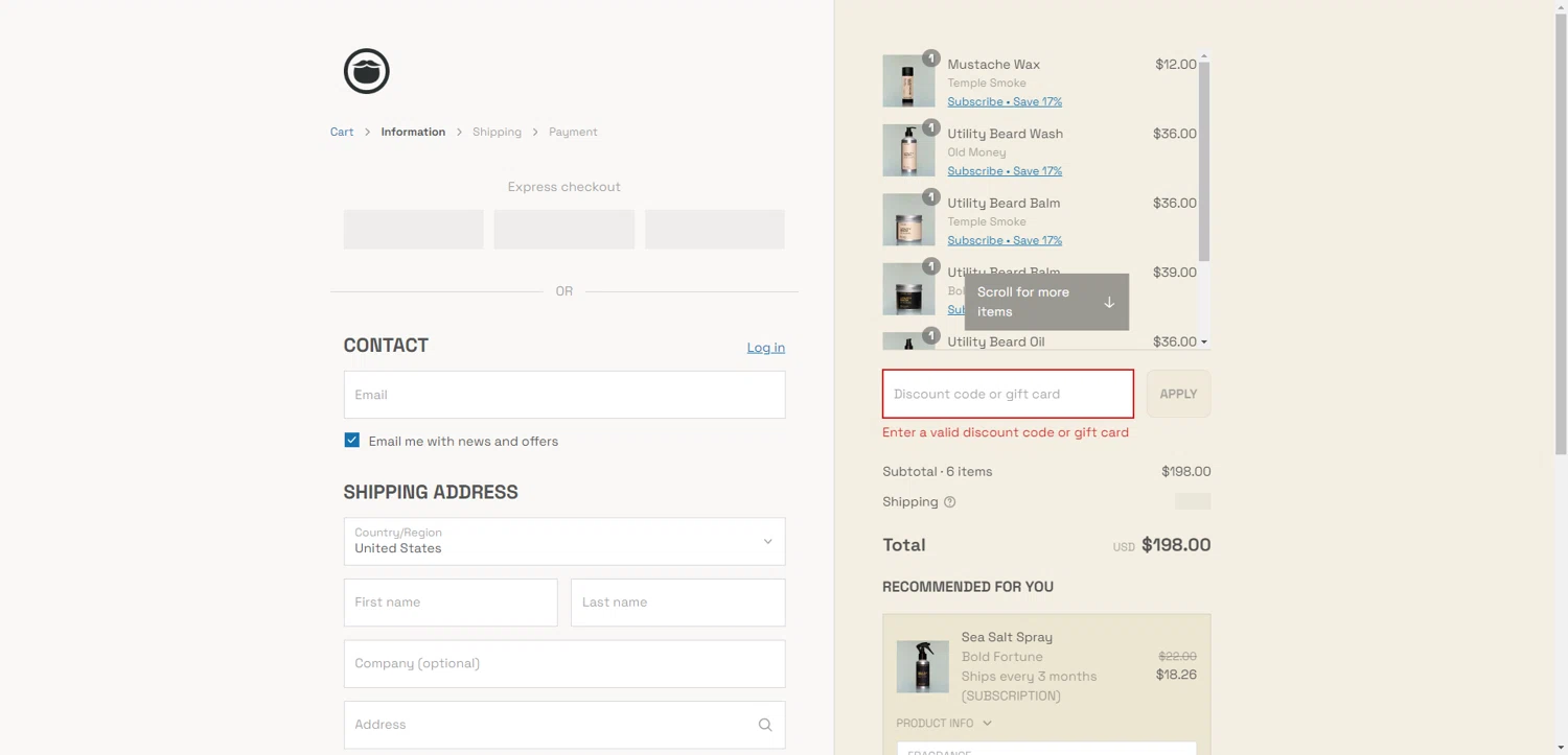 Beardbrand discount code screenshot showing code GROW15 applied at Beardbrand checkout page. Uploaded by SimplyCodes community member PennyRanger8219 on Jun 16, 2025