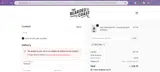welcome coupon verification screenshot