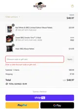 Screamingeagle20 coupon verification screenshot