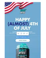 INDEPENDENCE25 coupon verification screenshot