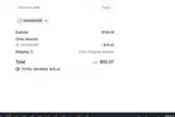 SAVEMORE coupon verification screenshot