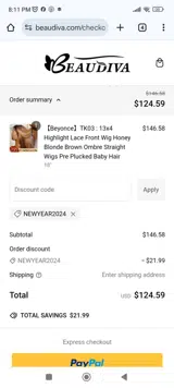 NEWYEAR2024 coupon verification screenshot