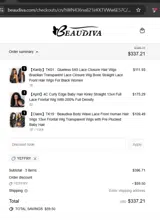 YEFFRY coupon verification screenshot