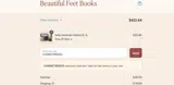 Beautiful Feet Books coupon verification screenshot