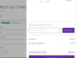 welcome18%off coupon verification screenshot