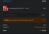Beauty Care Bag coupon verification screenshot