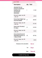 Beauty Depot Online coupon verification screenshot