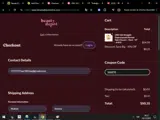 Beauty Depot Online coupon verification screenshot