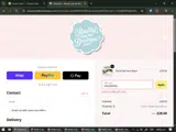 HWQB9VBG coupon verification screenshot