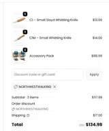 NORTHWESTWALKING coupon verification screenshot
