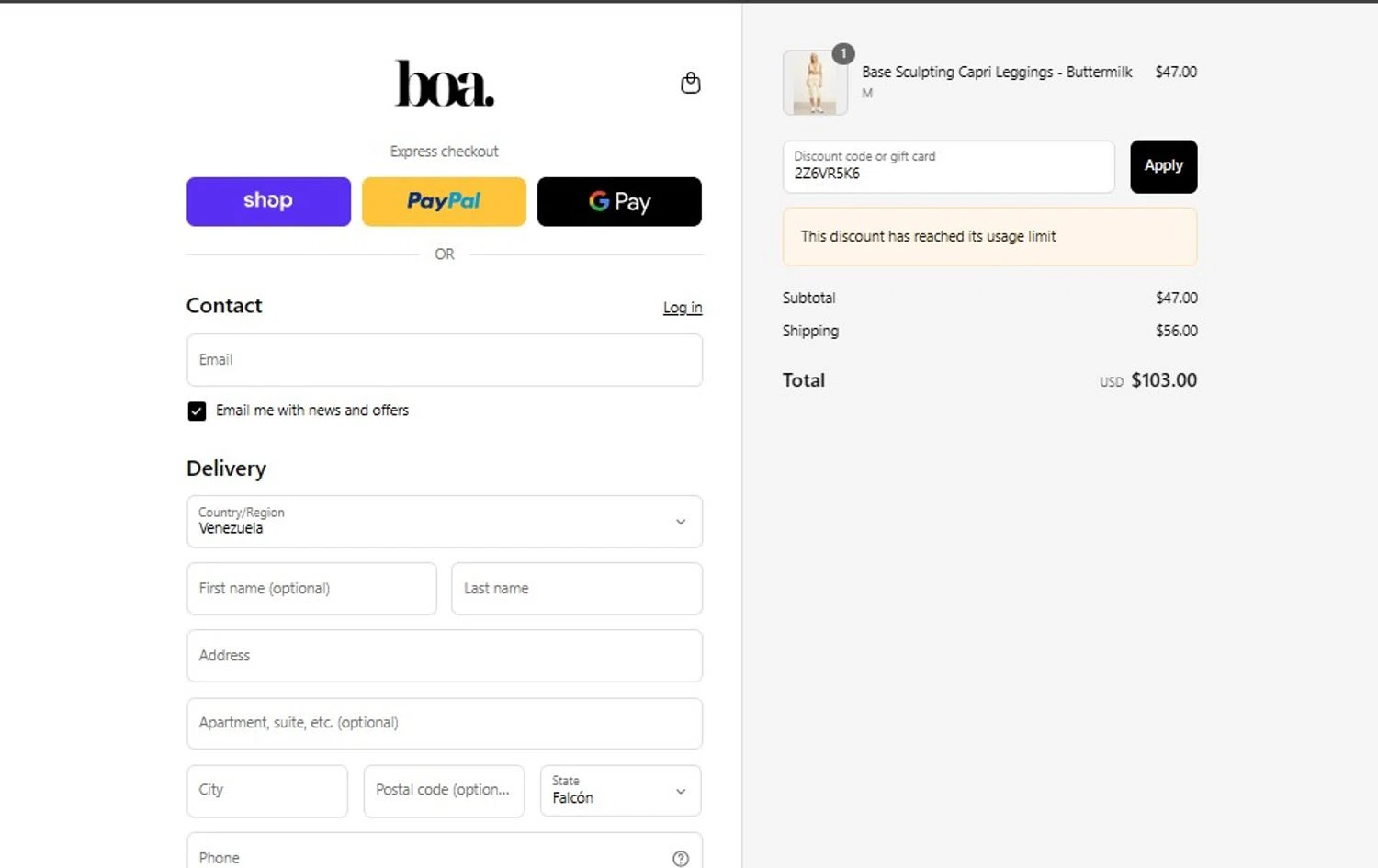 Because Of Alice discount code screenshot showing code 2Z6VR5K6 applied at Because Of Alice checkout page. Uploaded by SimplyCodes community member mikhaildelmoral on Aug 29, 2025