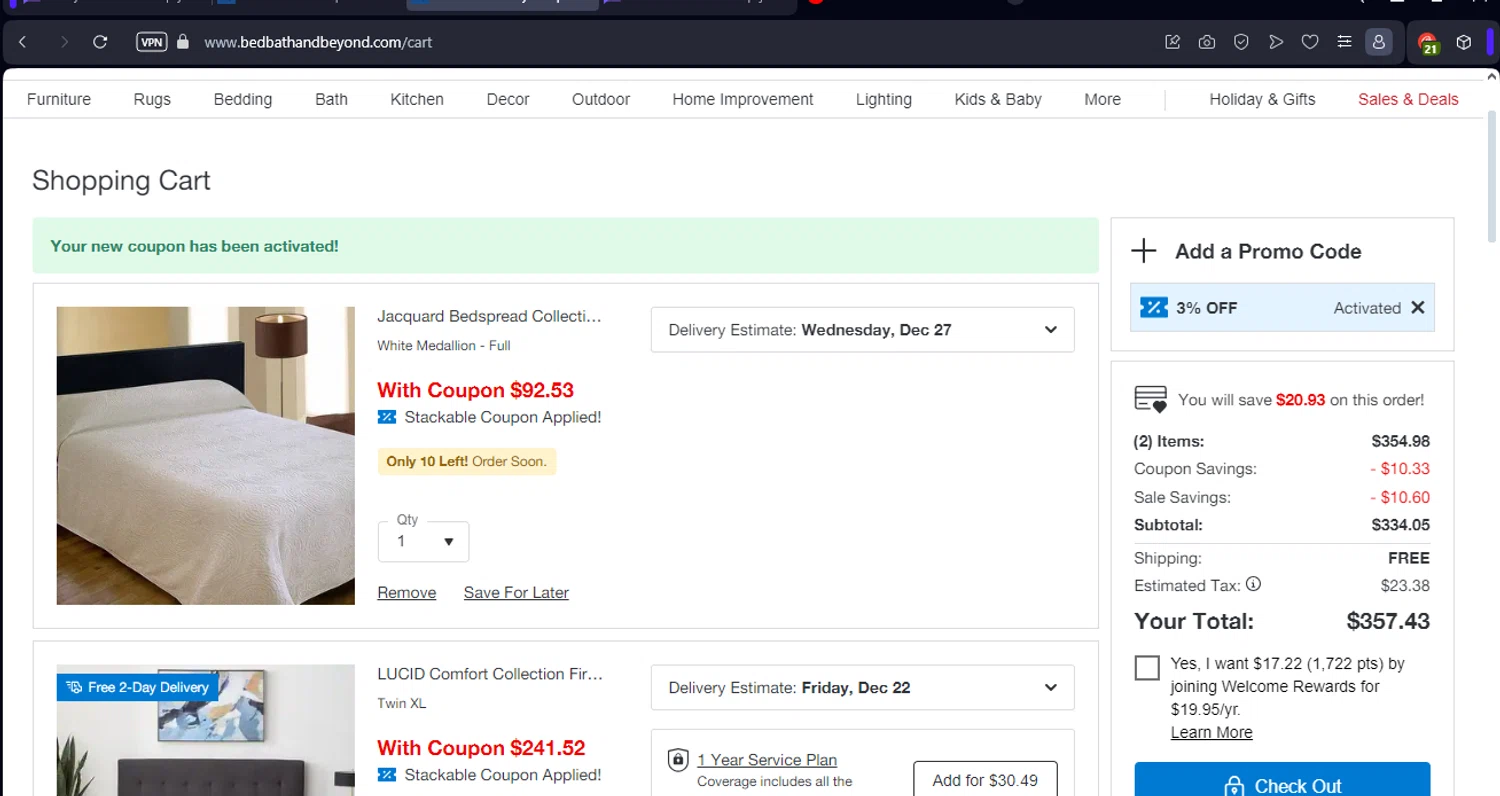 Bed Bath & Beyond Promo Codes 20 Off December 2023