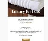 WILLIAM50 coupon verification screenshot
