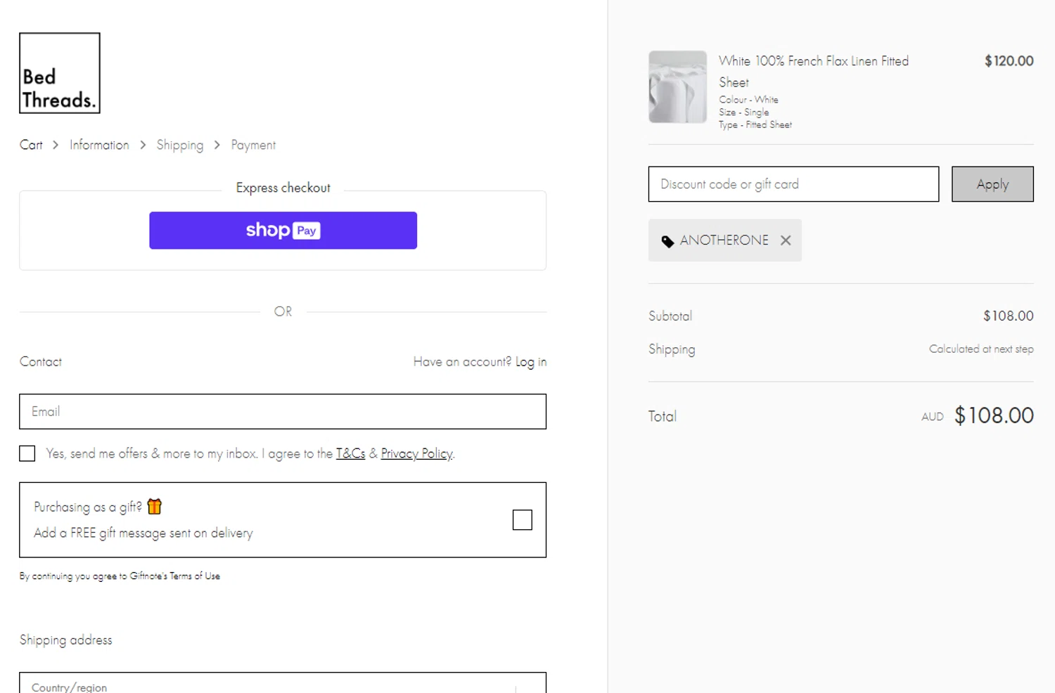 Bed Threads Promo Codes 10 Off May 2024